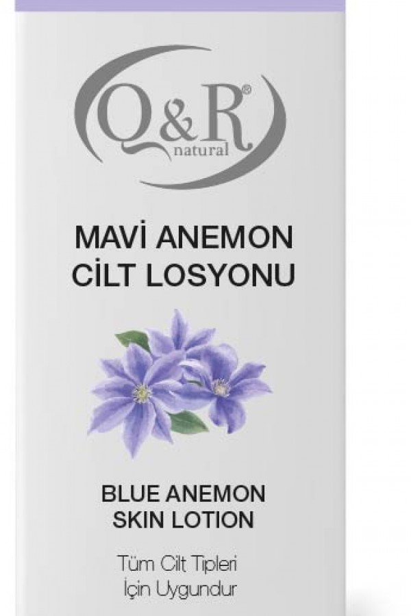 Q&R Mavi Anemon Krem